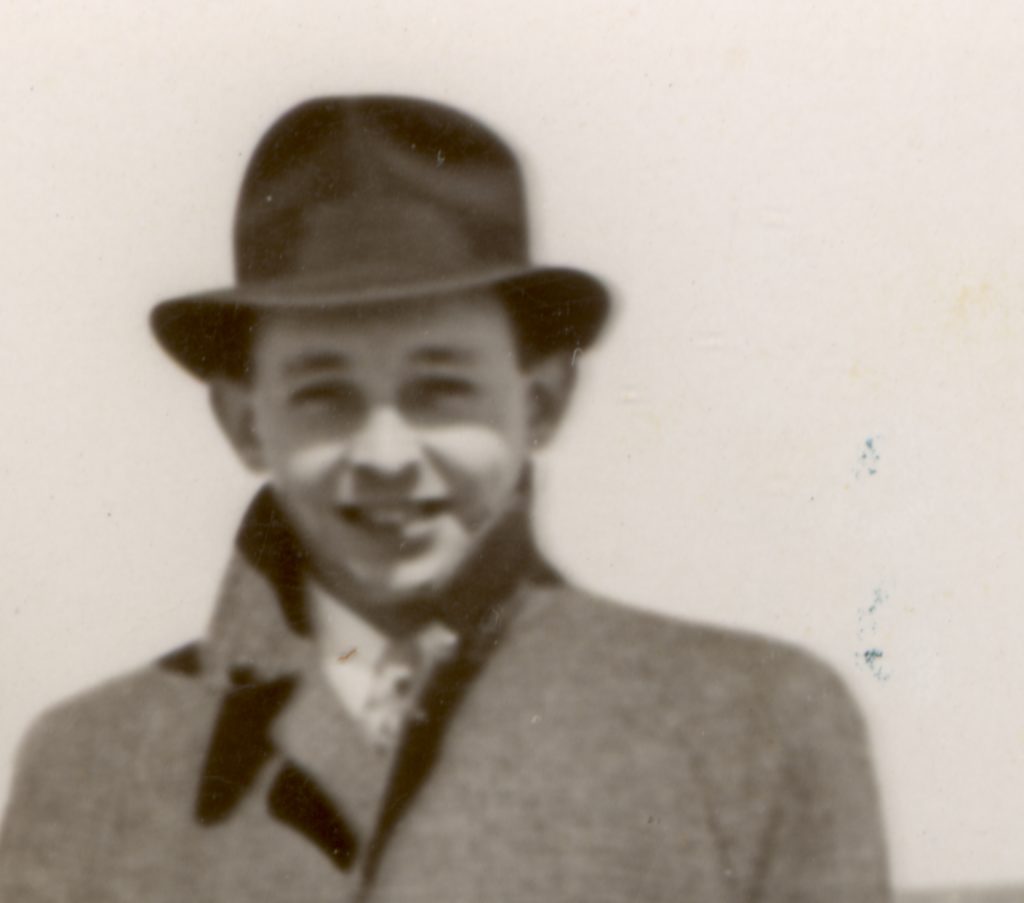 Uncle Gerry at the beach in 1930s